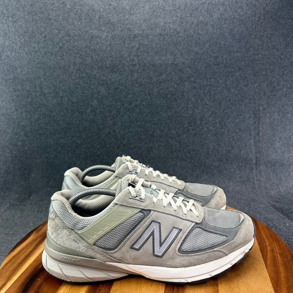 New Balance 990v5 Grey Mens Running Shoes Sz 10.5 2E M990GL5 Suede Sneakers USA